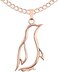 Penguin Necklace Gift For Girls Happy Penguin Pendant Charm With Funny Gift Card Stay CoolWaddle Your Own Way