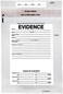 Secur-Pak 100pk Evidence Bags, 12x16 Transparent, Tamper Resistant Closure with Serialized Numbering -