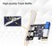 Pomya PCI-E to USB 3.0 2-Port PCI Express Card, PCIe to USB Expansion Card Adapter with Front 19PIN Power Connector Interface for Desktops