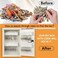 KYODOLED Key Storage Lock Box with Code,Locking Key Cabinet,40 Key Management Wall Mount with Combination Lock,Key HooksTags Key Labels, 2.5" D x 8.1" W x 12.1" H (White,40 Key
