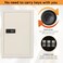 KYODOLED Key Storage Lock Box with Code,Locking Key Cabinet,40 Key Management Wall Mount with Combination Lock,Key HooksTags Key Labels, 2.5" D x 8.1" W x 12.1" H (White,40 Key