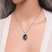 PPX Daywalking Katherine Necklace Pendant Charm Necklace-Royal Blue and Vampire Diaries Daylight Walking Signet Damon's Ring for Fans, with Transparent Box