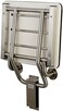 Kingston Brass KBSS1816 Adascape Shower Seat, Brushed Stainless Steel