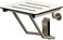 Kingston Brass KBSS1816 Adascape Shower Seat, Brushed Stainless Steel