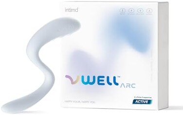 IntiMD Vwell Arc Pelvic Floor Muscle Trigger Point Active Activator Relaxer Tool Knot Scar Tissue Tender Point Myofascial Release Tightness Spasm Pain Relief For Women