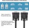 DTECH DB9 RS232 Serial Cable Male to Female Extension Null Modem Cord Cross TX RX line for Data Communication (10 Feet Black