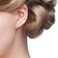 Sterling Silver Cartilage Earrings Gold/Black/Rose Hypoallergenic Mini Tiny Small Huggie Hoops Ear Piercing Helix Endless Ball Bead Nose Sleeper Earrings for Women