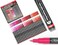 TOOLI-ART Acrylic Paint Pens 22 Assorted Red And Pink Pro Color Series Specialty Markers Set 0.7mm Extra Fine Tip for Rock Painting, Glass, Mugs, Wood, Metal, Canvas, DIY Projects, Detailing.