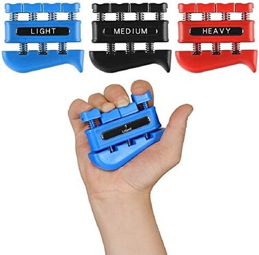 Logest Finger Strengthener - Finger Exerciser for Forearm and Hand Strengthener - Hand Grip Workout Equipment for Musician, Rock Climbing and Therapy