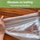 LOOBANI 10 Piece Painter Plastic Drop Cloths Sheet,Waterproof Anti-dust Furniture Cover,9x12 Feet Disposable Tarp for Painting for Couch Cover and Furniture Cover