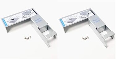 Maravi Canada 3.5" to 2.5" SSD SAS SATA Hard Drive Tray Adapter Bracket Converter Cage for Dell HP IBM Lenovo Mac Apple 3.5 inch Caddy, Compatible with Dell 9W8C4 Y004G WWGPK with Screws (2-Pack