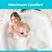 BASIC CONCEPTS Bath Pillow (Extra Comfort, Relaxing Bath Pillows for Tub Neck and Back Support, Luxury Bathtub Pillow Headrest Cushion, Bath Tub Pillow Neck Head, Bath Accessories Women, Jacuzzi Hot T