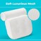 BASIC CONCEPTS Bath Pillow (Extra Comfort, Relaxing Bath Pillows for Tub Neck and Back Support, Luxury Bathtub Pillow Headrest Cushion, Bath Tub Pillow Neck Head, Bath Accessories Women, Jacuzzi Hot T