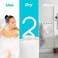 BASIC CONCEPTS Bath Pillow (Extra Comfort, Relaxing Bath Pillows for Tub Neck and Back Support, Luxury Bathtub Pillow Headrest Cushion, Bath Tub Pillow Neck Head, Bath Accessories Women, Jacuzzi Hot T