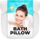 BASIC CONCEPTS Bath Pillow (Extra Comfort, Relaxing Bath Pillows for Tub Neck and Back Support, Luxury Bathtub Pillow Headrest Cushion, Bath Tub Pillow Neck Head, Bath Accessories Women, Jacuzzi Hot T