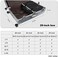 TABITORA Portable Hanging Travel Shelves Bag Packing Cube Organizer Suitcase Storage Large Capacity (Black XL