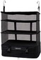 TABITORA Portable Hanging Travel Shelves Bag Packing Cube Organizer Suitcase Storage Large Capacity (Black XL