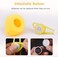 NEKRASH Duck Bike Bell, Rubber Duck Bicycle Accessories with LED Light, Cute Propeller Handlebar Bicycle Horns for Kids Toddler Children Adults Sport Outdoor