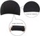 Dome Caps for Wigs 6 Pcs Stretch Black Dome Caps for Women Men Mesh Dome Caps for Wigs Dome Cap