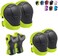 CKE Knee Pads for Kids Kneepads and Elbow Pads Toddler Protective Gear Set Kids Elbow Pads and Knee Pads for Girls Boys with Wrist Guards 3 in 1 for Skating Cycling Bike Rollerblading Scooter