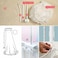 HanYun Baby Crib Safety Pop Up Tent, 55" x 51" x 27" Crib Canopy Protect Baby from Crib Rails, Baby Bed Netting Crib Tent Cover to Keep Baby from Climbing Out - See Through Mesh Nursery Mosquito Net