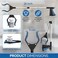 FitPlus 2024 Upgrade PowerGrip T9, Grabber Reacher Tool, Wide Jaw, Foldable, Steel Cable, with 96 Grip Points for Firm Grip, 32" with Magnet