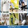 FitPlus 2024 Upgrade PowerGrip T9, Grabber Reacher Tool, Wide Jaw, Foldable, Steel Cable, with 96 Grip Points for Firm Grip, 32" with Magnet
