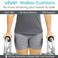 Vive Walker Grips Padded Hand Covers Soft Cushion Padding Medical For Folding Rolling Wheelchair Rollator Handle Senior Elderly Grippers Crutch Handle Pads Mobility Aid Hand Cushion Black