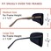 Astropic Silk Eye Patch for Adults Kids Glasses to Cover Either Eye (Medium Size, Pure Black