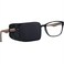 Astropic Silk Eye Patch for Adults Kids Glasses to Cover Either Eye (Medium Size, Pure Black
