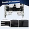 Mybow Wheelchair Footrest Leg Support Straps Wheelchair Restraints for Elderly Safety Harness Leg Rest Foot Strap Adult Seatbelt Medical Restraints Leg Strap for Handicap Disabled (Black