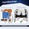 Mybow Wheelchair Footrest Leg Support Straps Wheelchair Restraints for Elderly Safety Harness Leg Rest Foot Strap Adult Seatbelt Medical Restraints Leg Strap for Handicap Disabled (Black