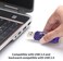 INLAND Micro Center SuperSpeed 5 Pack 64GB USB 3.0 Flash Drive Gum Size Memory Stick Thumb Drive Data Storage Jump Drive (64G 5-Pack
