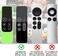 Lambcare Case Compatible with Apple TV 4K/ 4th Gen Remote Light Weight Anti-Slip Shock Proof Silicone Cover for Controller for Apple TV Siri Remote - Chartreuse