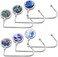 AUHOKY 6Pcs Portable Handbag Table Hanger, Fashionable Purse Hook Holder for Women Girls Bags Storage Gift(6 Different Patterns