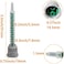EINGSDFGCH 20 Pieces Epoxy Adhesive Mixing Nozzle Tip Resin Mixer Adhesive Gun Applicatior for 50ml/1.7oz(1:1Ratio