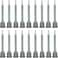 EINGSDFGCH 20 Pieces Epoxy Adhesive Mixing Nozzle Tip Resin Mixer Adhesive Gun Applicatior for 50ml/1.7oz(1:1Ratio