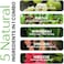Havintha Amla, Reetha, Shikakai, BhringrajHibiscus Powder For Hair Care Of All Hair Type, 50Gram Each (Pack Of 5(Total 250g
