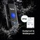 Tera Mini Wireless Barcode Scanner Compatible with Bluetooth, Printed Digital 1D 2D QR Barcode Reader Scanner Portable for PC, Laptop, Smartphone and Tablet with Vibration Alert Function Model 1100
