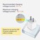 Tera Mini Wireless Barcode Scanner Compatible with Bluetooth, Printed Digital 1D 2D QR Barcode Reader Scanner Portable for PC, Laptop, Smartphone and Tablet with Vibration Alert Function Model 1100