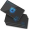 TICONN RFID Blocking Cards - 4 Pack, Premium Contactless NFC Debit Credit Card Passport Protector Blocker Set for MenWomen, Smart Slim Design Perfectly fits in Wallet/Purse (4