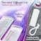 Gladzy Genuine Czech Glass Foot File - Gentle Callus Remover Foot Rasp, PedicureSpa Rough Skin Scrubber, Two-Sided Etched Different Grit Surface, Professional ToenailHeels Care, Made in EU