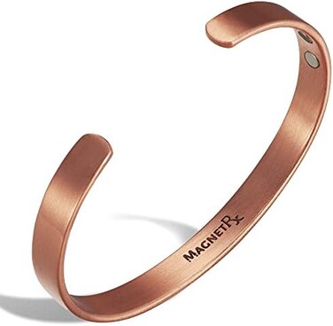 MagnetRX Magnetic Copper Bracelet Cuff Elegant Pure Copper Bangle Unisex Magnetic Copper Bracelets for MenWomen