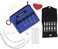 ChiaoGoo - ChiaoGoo Twist (58cm, 3.50-5.00mmLace Short Interchangeable Needle Tips Combo Pack - 1 Piece
