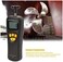 Jectse Digital Contact Tachometer,LCD Handheld RPM Rotation Motor Speed Gauge 0.5-19999RPM,High Precision r Counter Speed Detector with Max/Min/Last Data Backlight Hold Functions