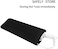 EIOKIT Silicone Heat Resistant Travel Mat Pouch for Hair Straightener,Crimping Iron,Hair Curling Iron,Hair Curling Wand,Flat Iron,Hair Waving Iron and Hot Hair Styling Tools (Black