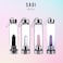 SAOI Crystal Water Bottle - Rose Quartz Gemstone Infused Elixir - Natural Wellness Healing - Glass/Stainless Steel