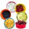 PLASKIDY Kids Plastic Bowls Set of 12 Children Bowl 10 Ounce Microwave Dishwasher Safe BPA Free Non Toxic Toddler Bowls 6 Bright Colors for Cereal, Soup, Snack Great Plastic Bowls for KidsToddlers