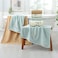 Pidada Hand Towels Set of 2 Embroidered Bird Tree Pattern 100% Cotton Absorbent Soft Small Decorative Towel for Bathroom 13.8 x 29.5 Inch (Aqua Green