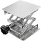 SUCOHANS Stainless Steel Lab Jack Scissor Stand Platform (8" x 8